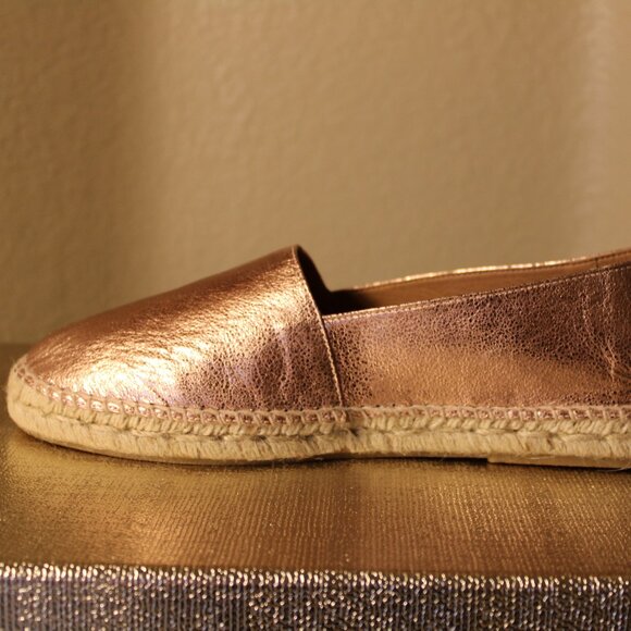 Jutelia Leather Espadrille - Rose Gold - Picture 4 of 8